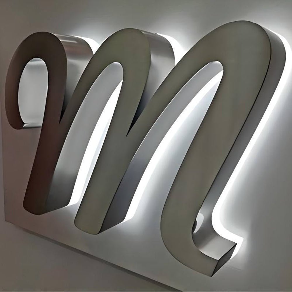 M 3D Backlit Channel Letters Led Light Sign - Shineneon