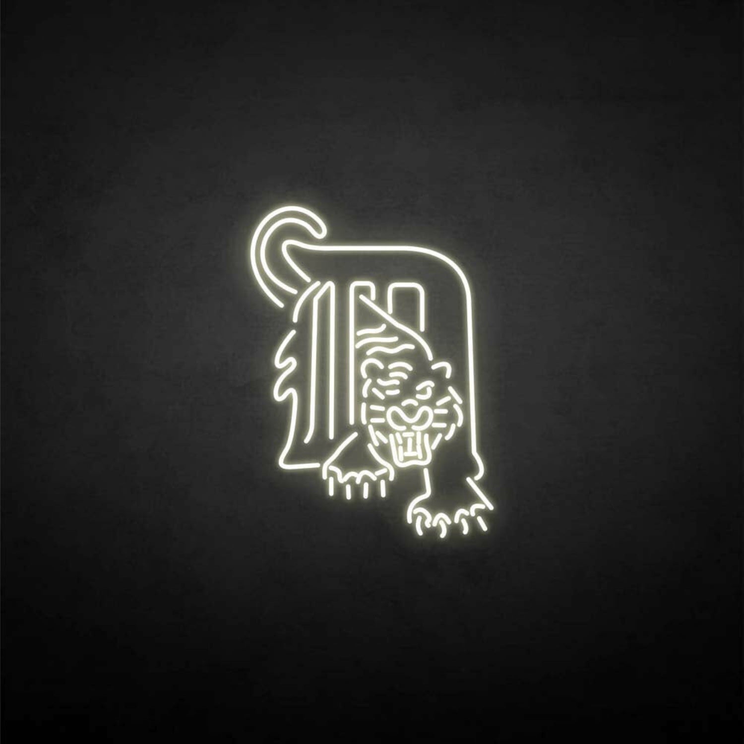 M Tiger Led Neon Sign - Shineneon