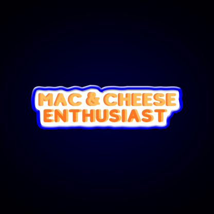 Mac And Cheese Enthusiast Snack Food Led Neon Sign Rgb Color - Shineneon