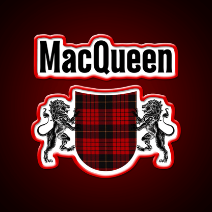 Macqueen Clan Scottish Name Whiskey Drink Bar Led Neon Sign Rgb Color - Shineneon