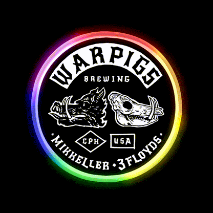 Mad Head Brewing Beer Bar Decor Led Neon Sign Rgb Color - LED neon sign close-up detail