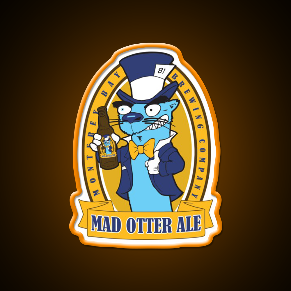 Mad Otter Ale Beer Bar Decor Led Neon Sign Rgb Color - LED neon sign view 6