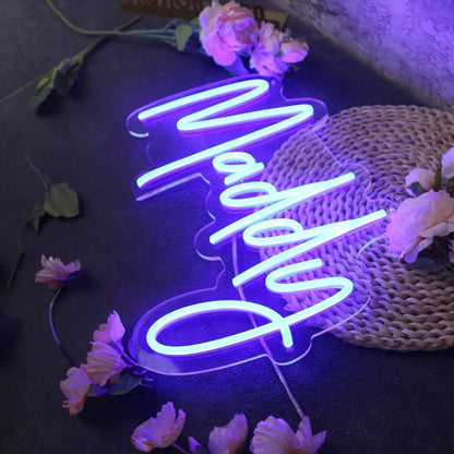 Maddy Blue Led Neon Sign - Shineneon