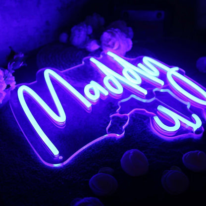 Maddy Blue Led Neon Sign - Shineneon