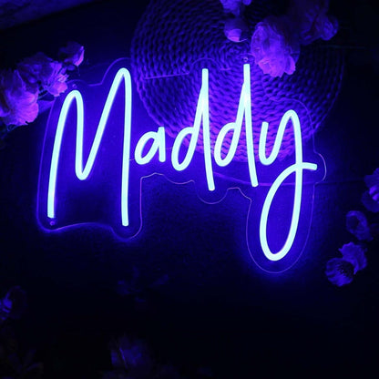 Maddy Blue Led Neon Sign - Shineneon