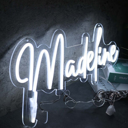 Madeline White Led Neon Sign - Shineneon
