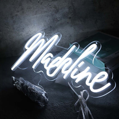 Madeline White Led Neon Sign - Shineneon