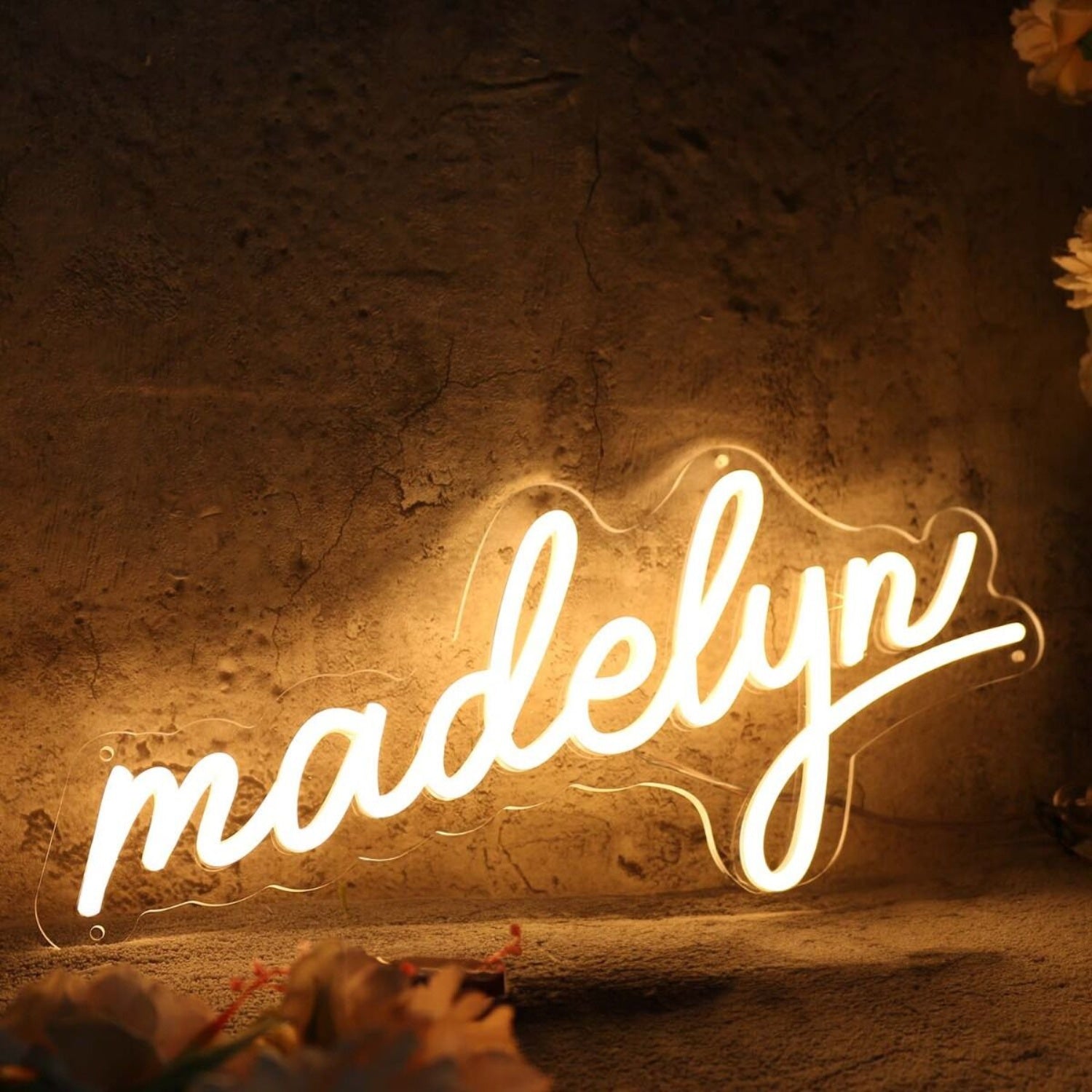 Madelyn Yellow Led Neon Sign - Shineneon