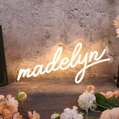 Madelyn Yellow Led Neon Sign - Shineneon