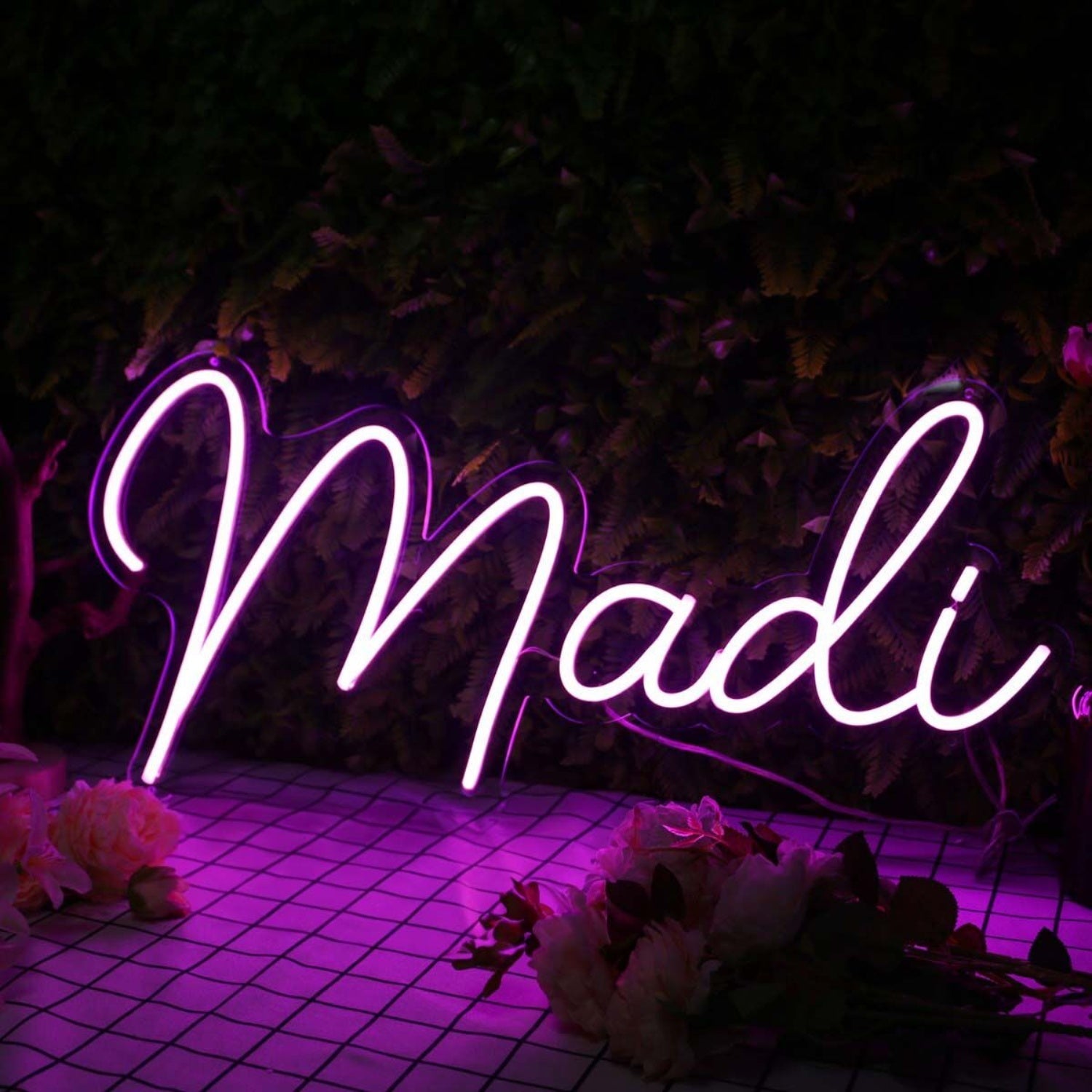 Madi Purple Led Neon Sign - Shineneon