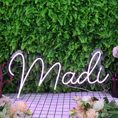 Madi Purple Led Neon Sign - Shineneon