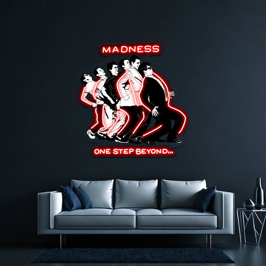 Madness American Punk Rock Band Artwork Led Neon