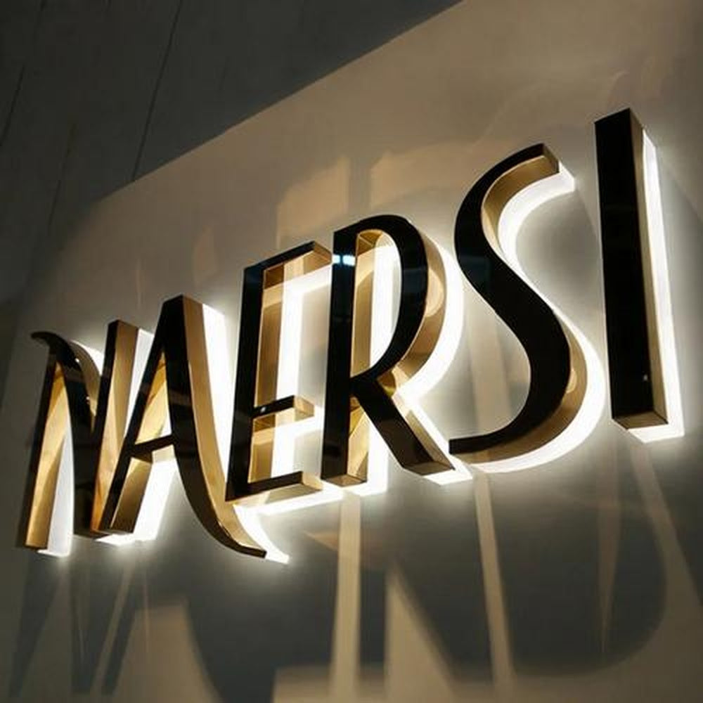 Maersi 3D Backlit Channel Letters Led Light Sign