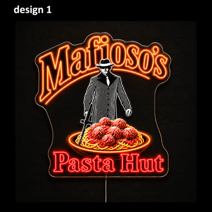 Mafioso’s Pasta Hut Custom LED Neon Sign - Shineneon