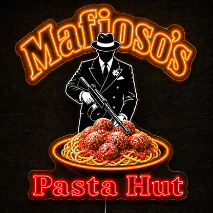 Mafioso’s Pasta Hut Custom LED Neon Sign - Shineneon