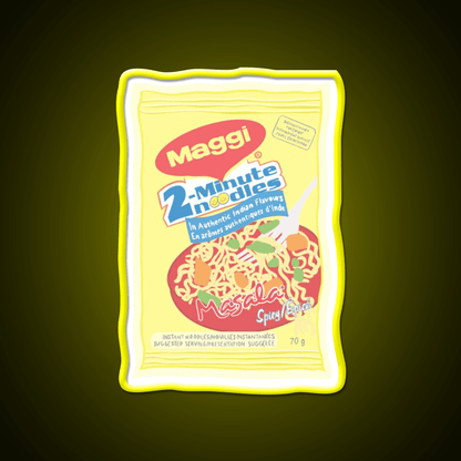 Maggi Noodles Snack Food Led Neon Sign Rgb Color - Shineneon