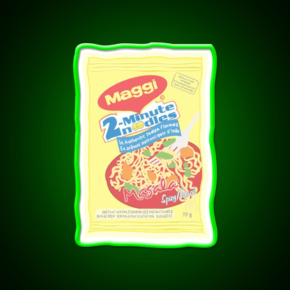 Maggi Noodles Snack Food Led Neon Sign Rgb Color - Shineneon