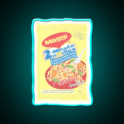 Maggi Noodles Snack Food Led Neon Sign Rgb Color - Shineneon
