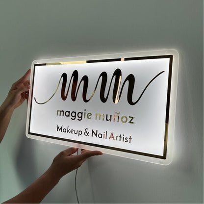 Maggie Munoz Acrylic Business Logo Sign - Shineneon