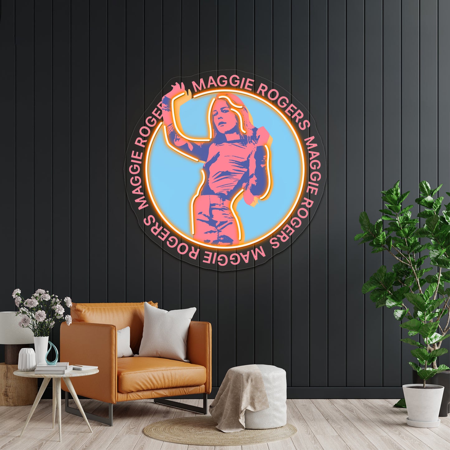 Maggie Rogers Artwork Led Neon