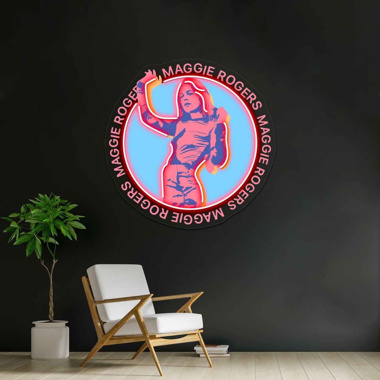 Maggie Rogers Artwork Led Neon