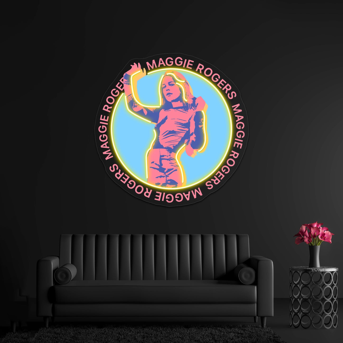 Maggie Rogers Artwork Led Neon