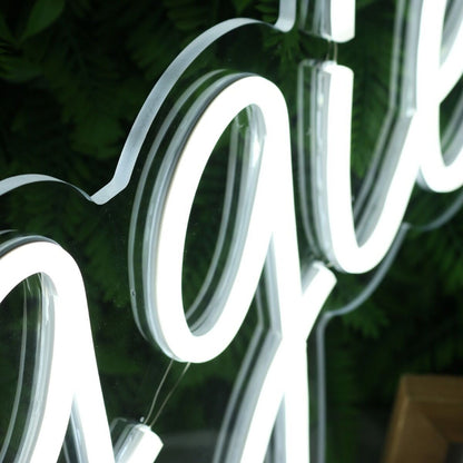 Maggie White Name Led Neon Sign - Shineneon