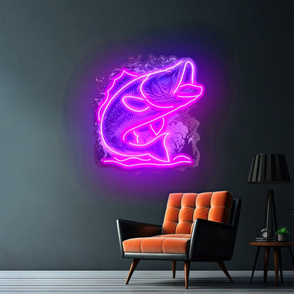 Magic Fishing Frame Led Neon Sign Light Custom Led Signs - Shineneon