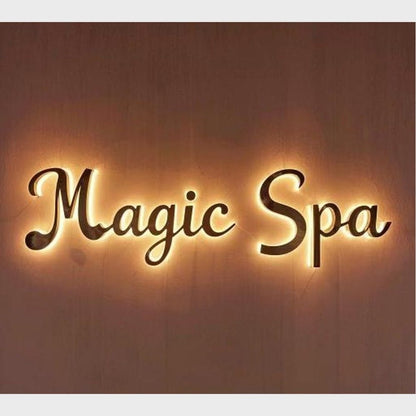 Magic Spa 3D Backlit Channel Letters Led Light Sign - Shineneon