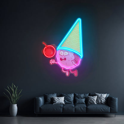 Magician Pumpkin Led Neon Sign Light Custom Led Signs