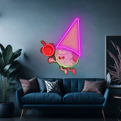 Magician Pumpkin Led Neon Sign Light Custom Led Signs