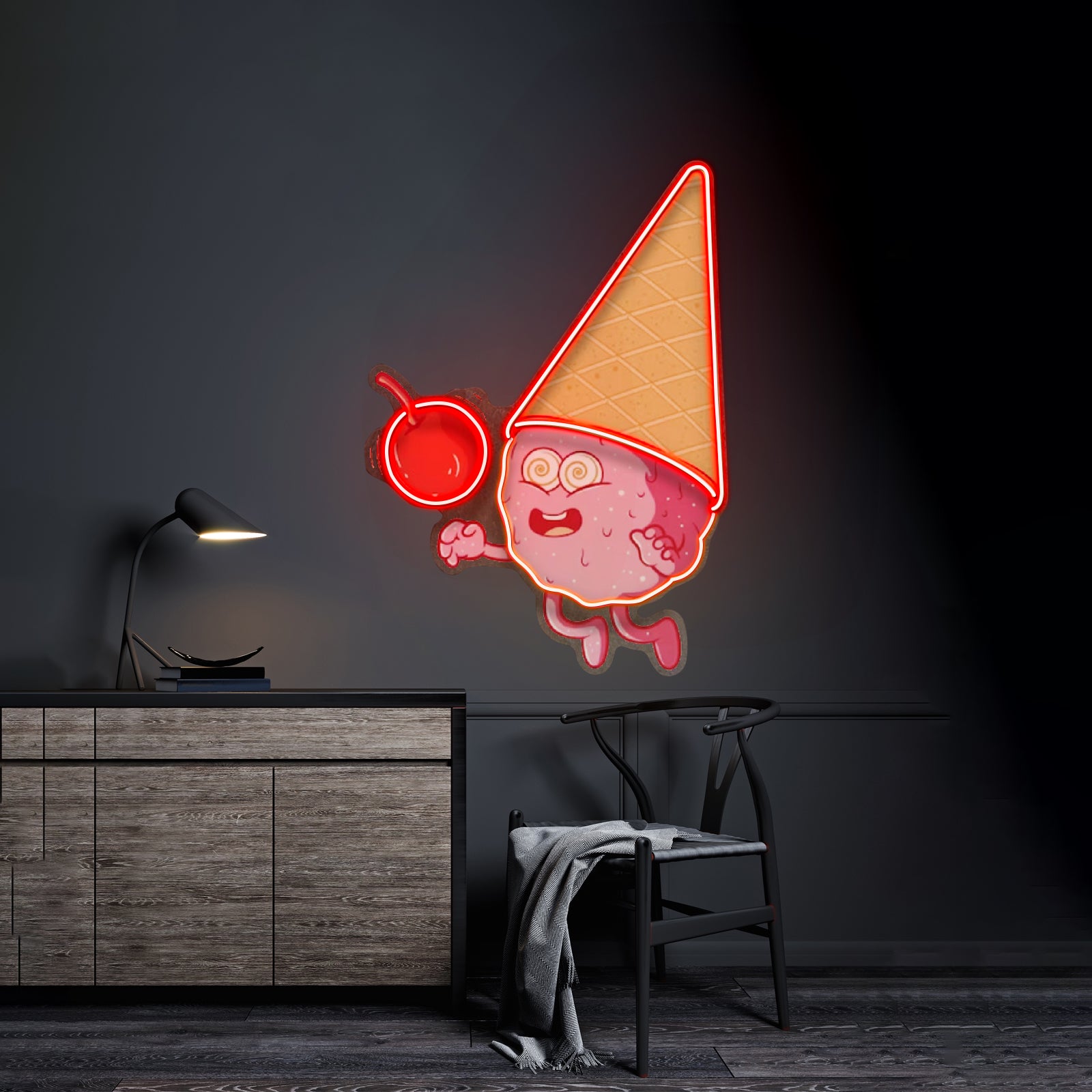 Magician Pumpkin Led Neon Sign Light Custom Led Signs