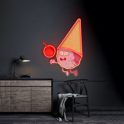 Magician Pumpkin Led Neon Sign Light Custom Led Signs