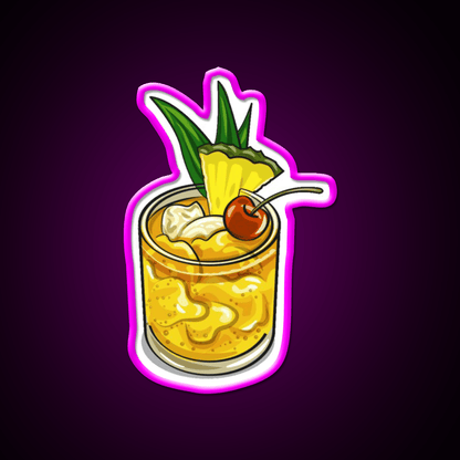 Mai Tai Cocktail Bar Decor Led Neon Sign Neon Party Sign Rgb Color - Shineneon