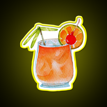 Mai Tai Cocktail Bar Decor Led Neon Sign Rgb Color - LED neon sign view 7