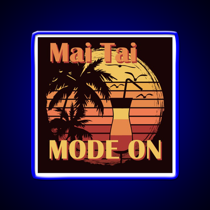 Mai Tai Mode On Cocktail Bar Decor Led Neon Sign Rgb Color - LED neon sign view 5