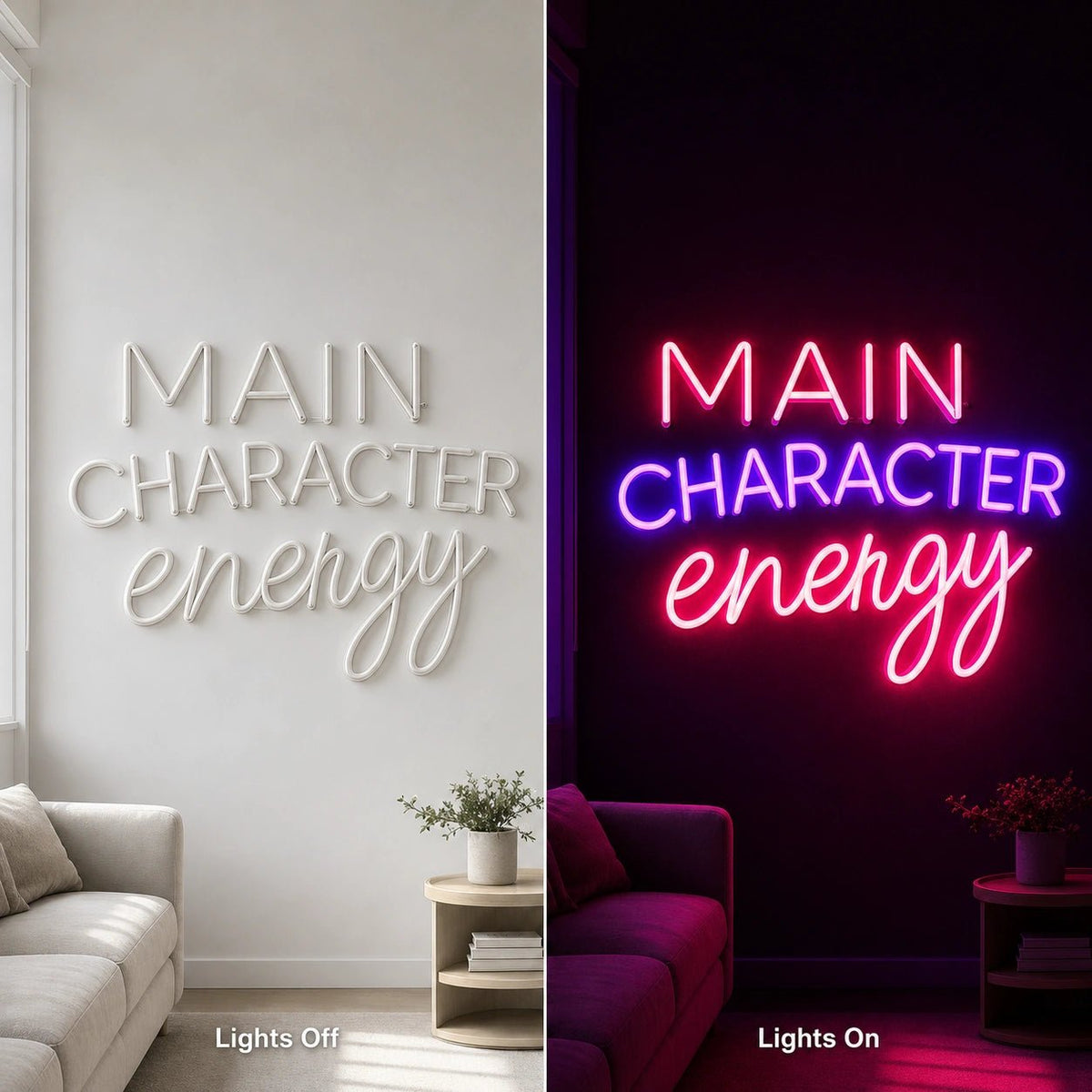 Main Character LED Neon Sign - Shineneon