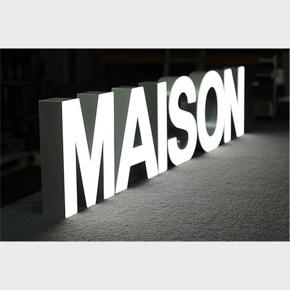 Maison 3D Frontlit Channel Letters Led Light Sign - Shineneon