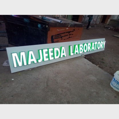 Majeeda Laboratory 3D Frontlit Channel Letters Led Light Sign - Shineneon