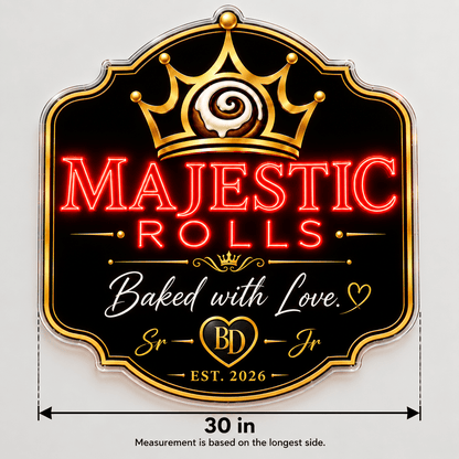 Majestic Rolls Custom LED Neon Sign - Shineneon