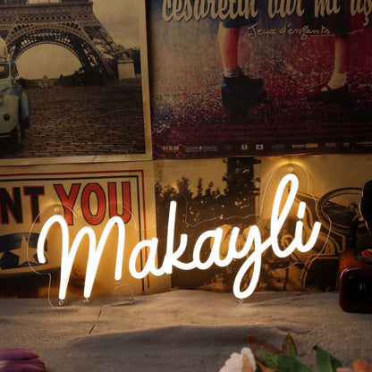 Makayli Yellow Led Neon Sign - Shineneon