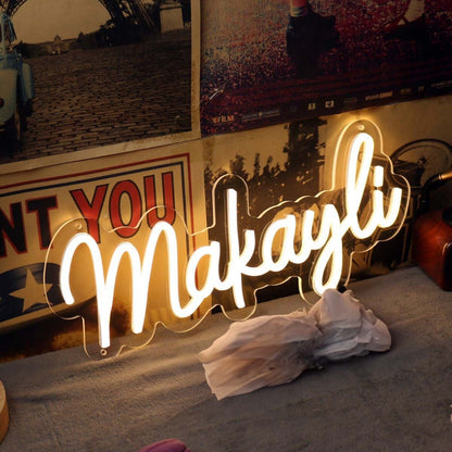 Makayli Yellow Led Neon Sign - Shineneon