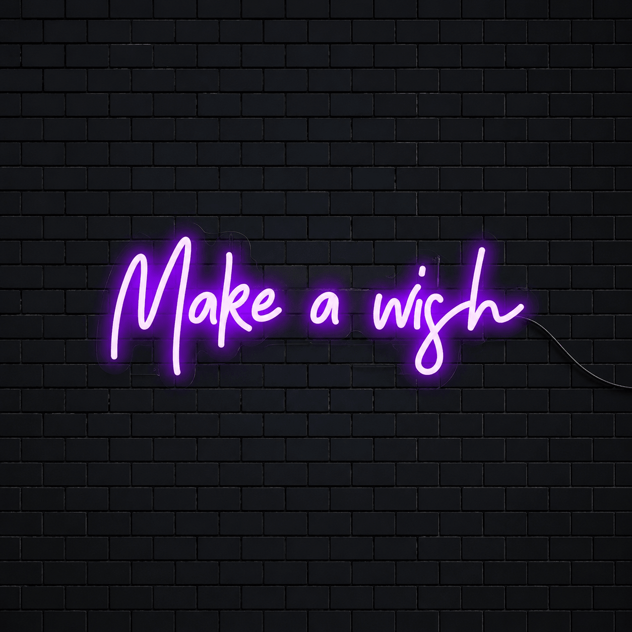 Make A Wish Wall Decor LED Neon Sign - Shineneon
