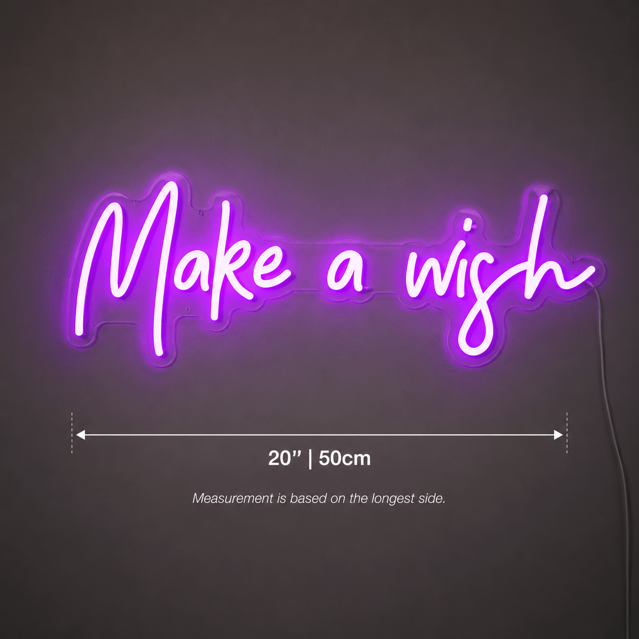 Make A Wish Wall Decor LED Neon Sign - Shineneon
