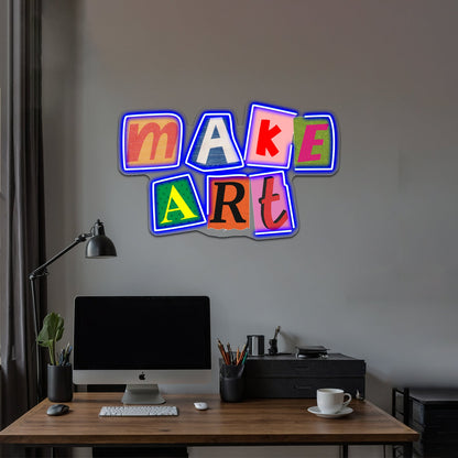 Make Art Collage Artwork Led Neon - Shineneon