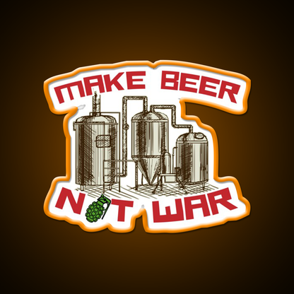 Make Beer Not War Beer Bar Decor Led Neon Sign Rgb Color - LED neon sign view 6