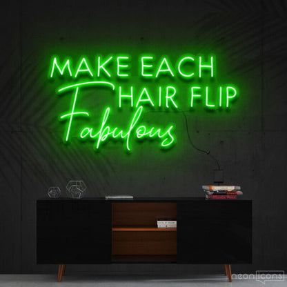 Make Each Hair Flip Fabulous Led Neon Sign For Beauty Salons | Shineneon
