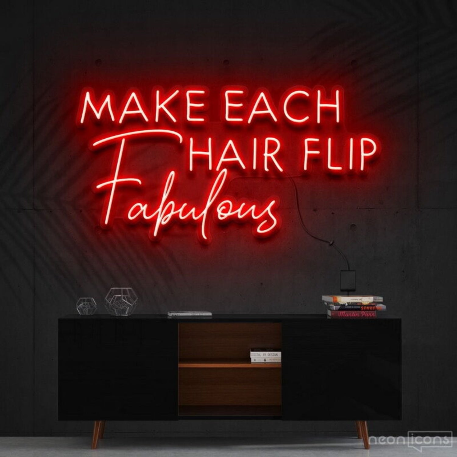 Make Each Hair Flip Fabulous Led Neon Sign For Beauty Salons | Shineneon