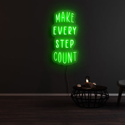 Make Every Step Count Led Neon Sign | Shineneon