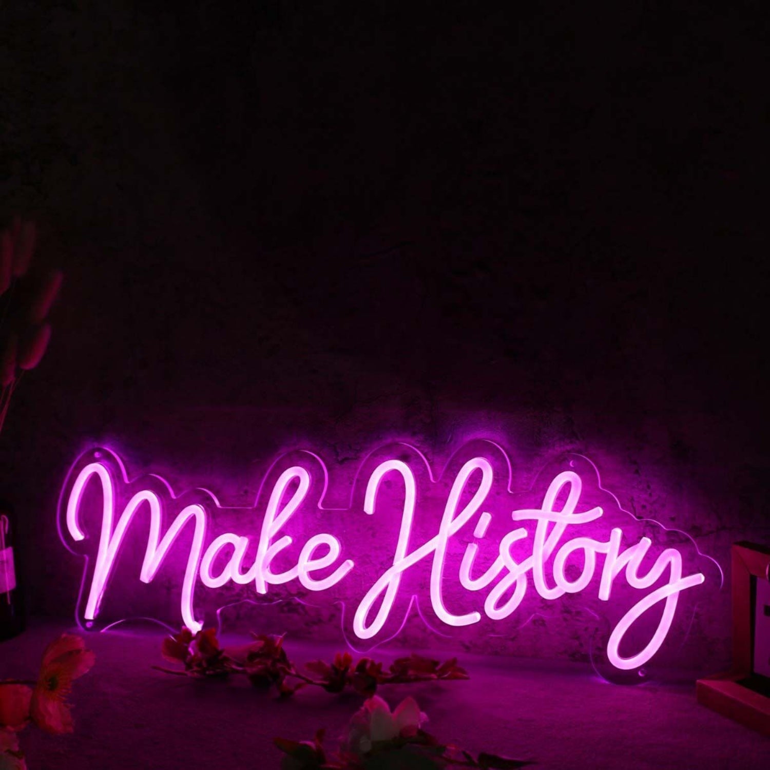 Make History Pink Led Neon Sign - Shineneon